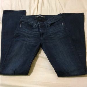 Worn once Express Barely boot mid rise jeans